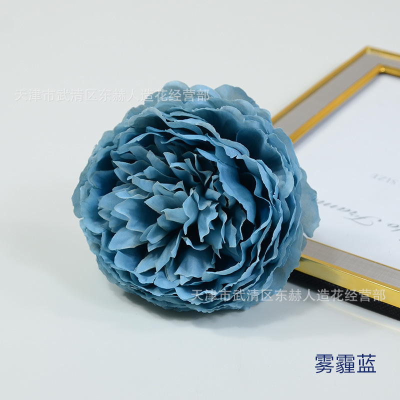 千層牡丹の花の直径12cm牡丹の絹布の造花の結婚祝いの花の壁のアーチの撮影の道具diyをシミュレーションします。|undefined