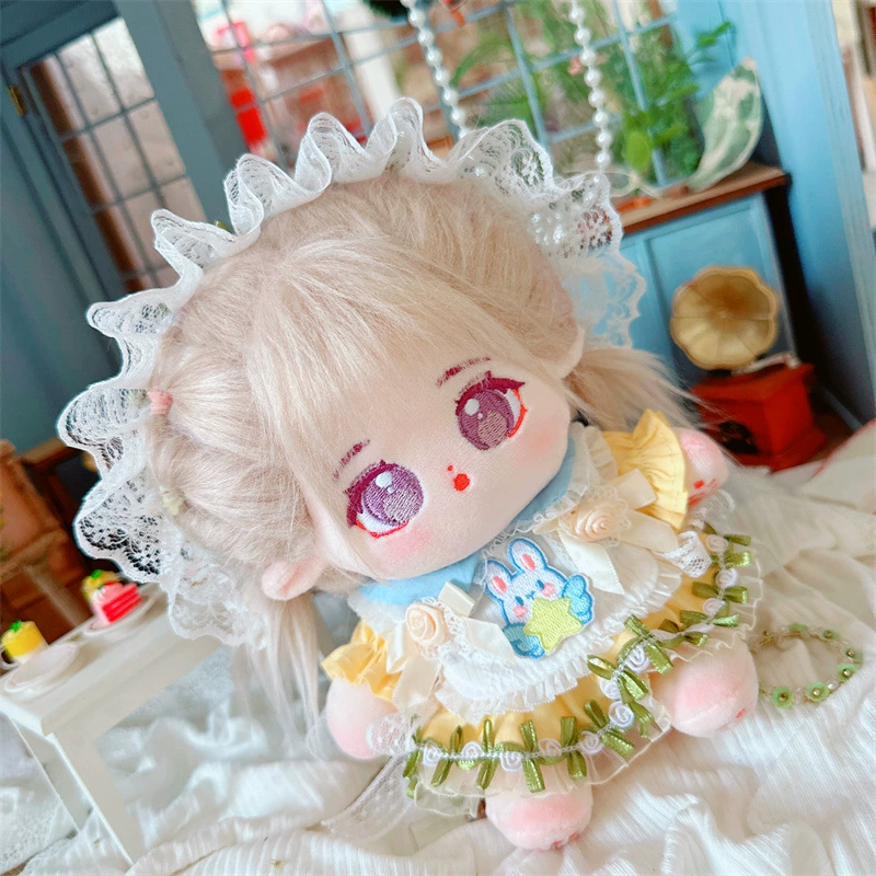 Cotton doll, dress, 20cm, children's clothing