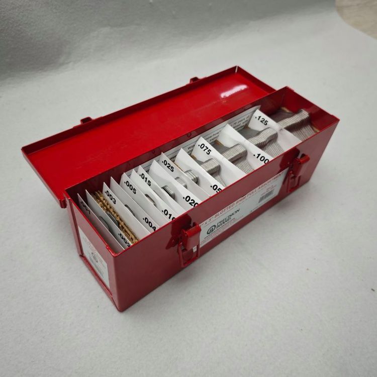 Precision Brand 42910 不锈钢槽口垫片套件 3"x3" 260片装