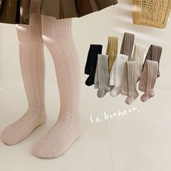 23秋季新款 菱形麻花光板兒童連褲襪 可開檔女童外穿打底褲襪