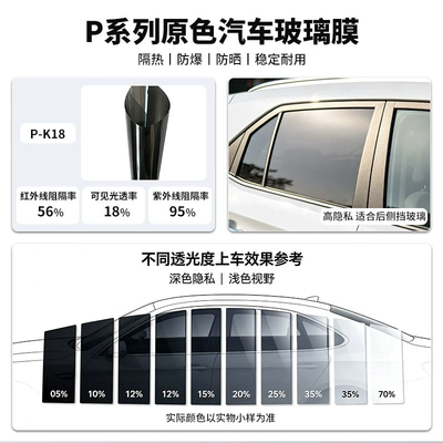 Automotive Film — windshield, sun privacy film for trucks - 152m-1m-wholesale-by-the-roll-p-k18