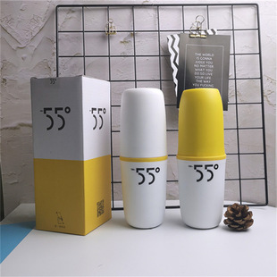 New 55 Degree Cup Stainless Steel Rapid Cooling Cup Internet Celebrity Shake 55 ℃ Water Cup Constant Temperature Cooling Cup with Printable Logo
