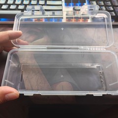 ロングフラットボックスプラスチックpp収納ボックス長方形クロスボーダーマニキュアウェアラブルネイル文具包装ボックスディスプレイボックス