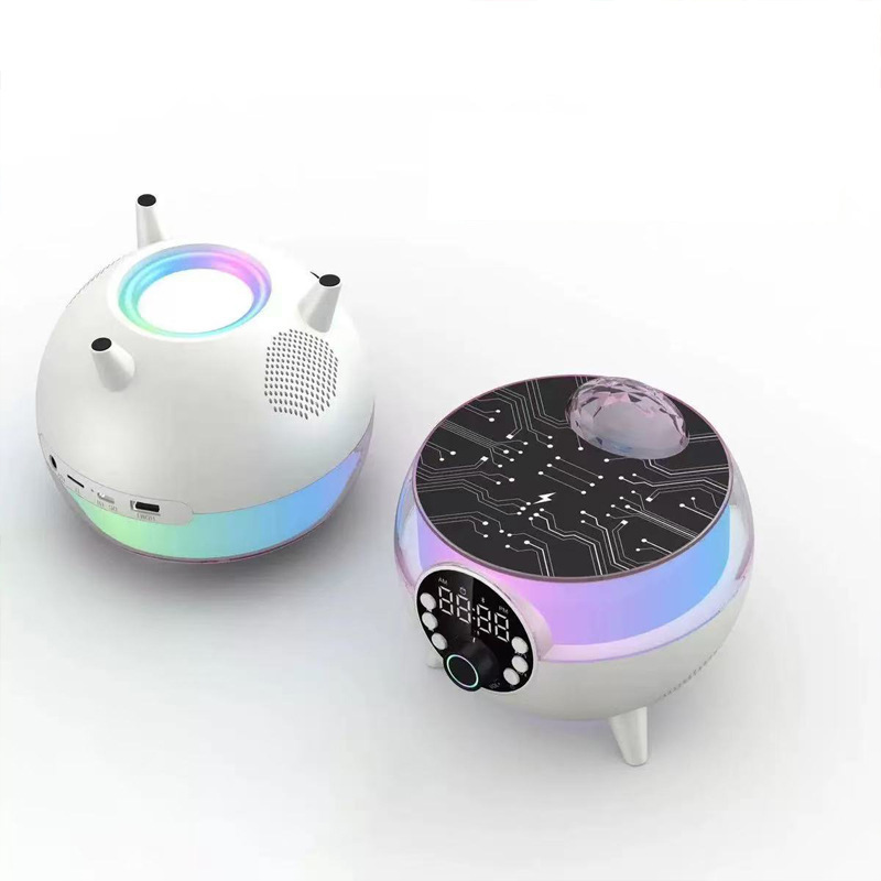 ワイヤレス充電 Bluetooth スピーカー スリーインワン多機能時計目覚まし時計ホーム高品質デスクトップサブウーファーオーディオ|undefined