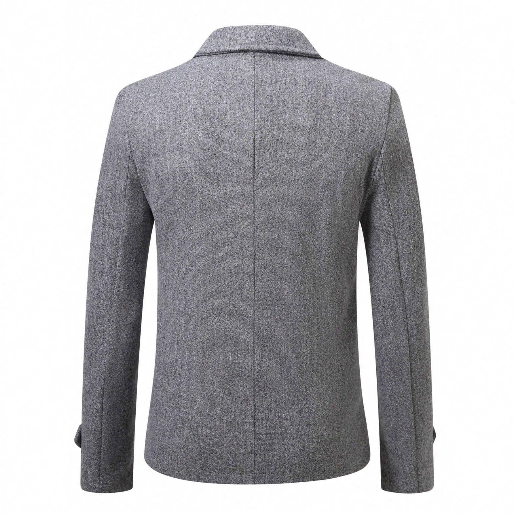 Abrigo de Lana Cruzado Retro para Hombre, Estilo Europeo y Americano, Nuevo Otoño/Invierno 2025, Amazon