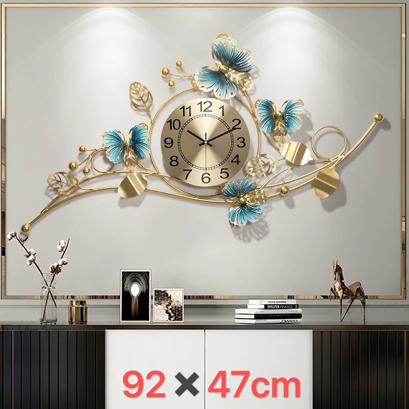 Reloj de pared decorativo diseño pavo real creativo minimalista – para sala de estar o fondo de casa de familia, venta en Amazon.
