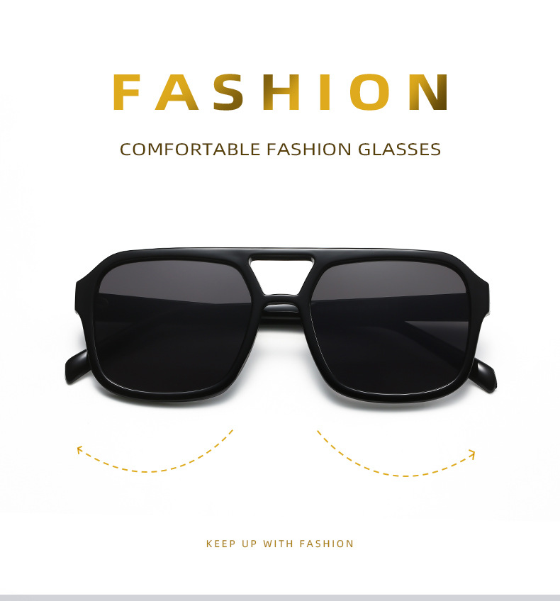 IG Style Streetwear Solid Color Ac Square Full Frame Women's Sunglasses display picture 2