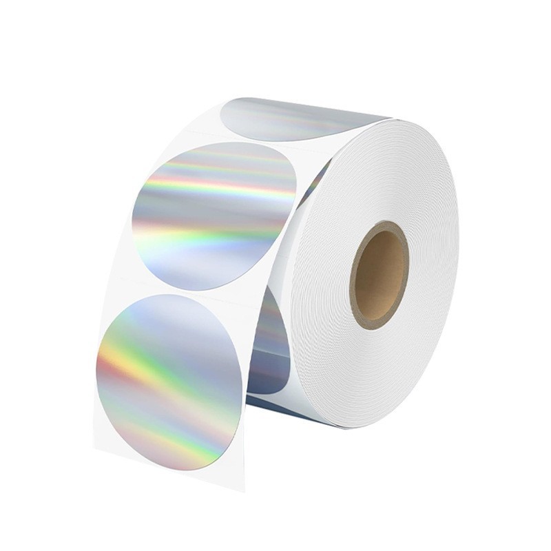 Etiqueta de plata láser térmica transfronteriza de Amazon Etiqueta adhesiva de sellado Etiqueta reflectante Etiqueta adhesiva impermeable holográfica Personalización image 13