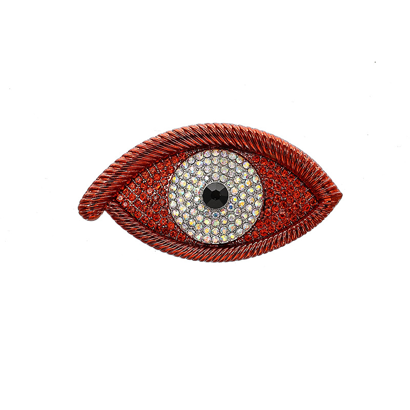 20g Weight Corsage, Brooches Classification Street Occasion Alloy Material Devil's Eye, Eye, Eye Pattern Women's Gender Original Design, Retro Style Original Design Retro Pin Devil's Eye Eye Eye Alloy Women's Corsage Brooches 无