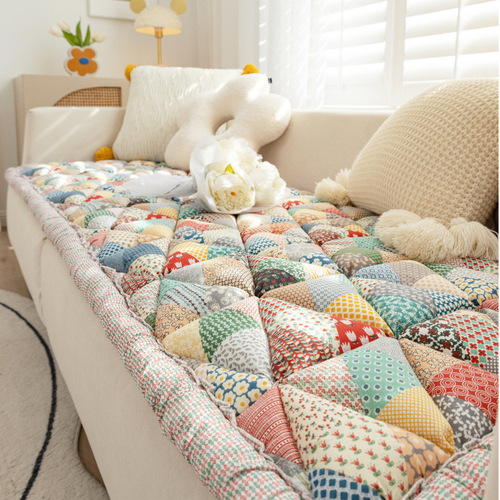 Korean cotton tatami mat seat cushion sofa cushion universal four-season sofa cushion sofa cover machine washable bay window cushion