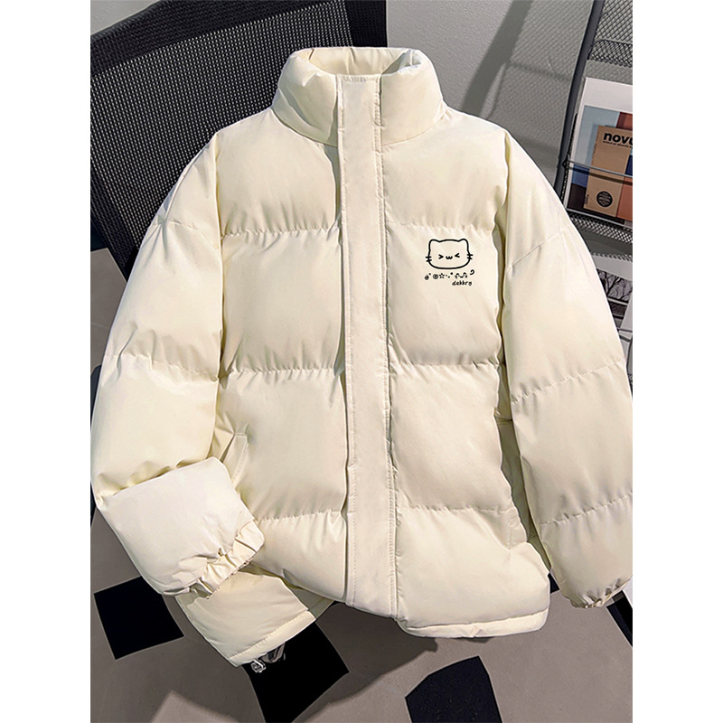 羽绒棉服女2025冬季新款韩版棉袄立领宽松短款加厚外套女棉衣潮流