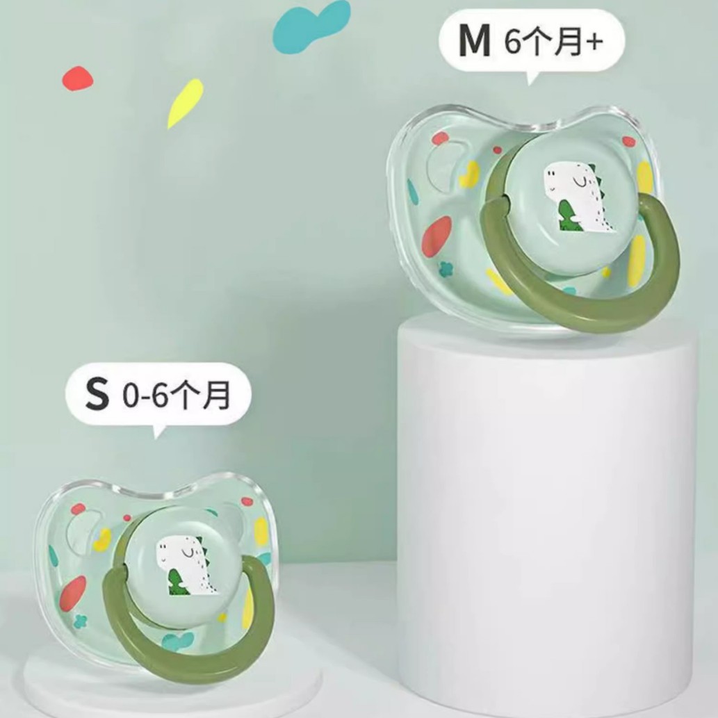 Bainbao All-Silicone Cartoon Thumb-Shaped Round-Head Pacifier for Newborn Babies, Maternal and Infant Products, Specially Designed for Babies