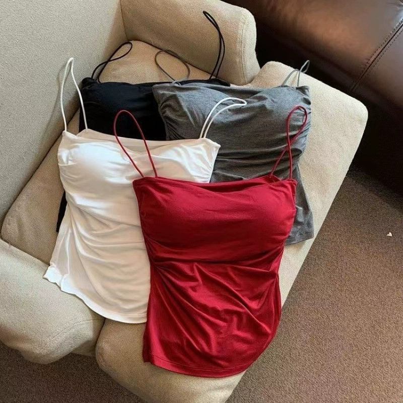 Tuem Amazon спот маленький камзол жилет женский тонкий бретелек