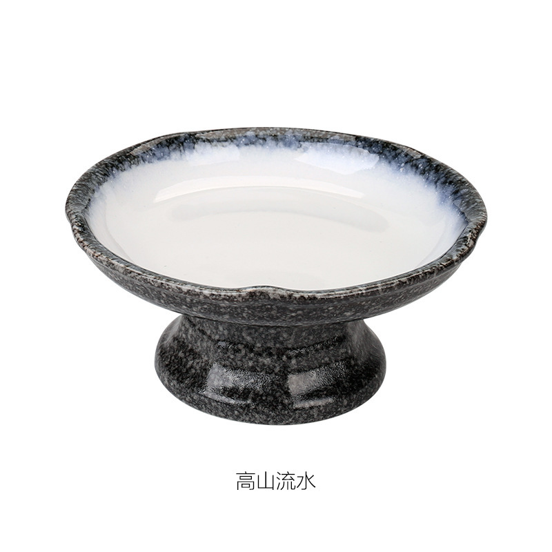 Japanese-Style High-Footed Dessert Plate, Fruit Plate, Popular Online Offering, Offering Plate for Offering to Buddha, Dessert Plate, Hotel Artistic Dish Plate, Ceramic Tea Snack Plate Japanese-Style High-Footed Dessert Plate, Fruit Plate, Popular Online Offering, Offering Plate for Offering to Buddha, Dessert Plate, Hotel Artistic Dish Plate, Ceramic Tea Snack Plate