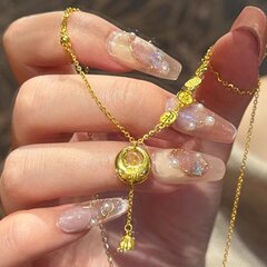 【平安喜楽】新中国式小太り福袋ペンダントネックレス女性新作秋冬軽豪華高級感首チェーン