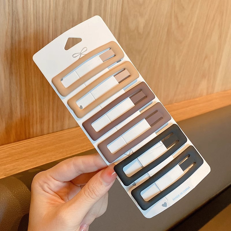 Pinza bb de color dopamina para niños cabello roto estrella de cinco puntas horquilla para niñas que no lastima el cabello, pinza para el cabello con flequillo para bebés, accesorios para el cabello lindos