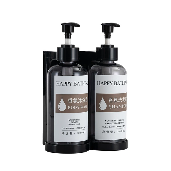 B-type translucent grey-double head (shampoo/shower gel) free/punching dual purpose