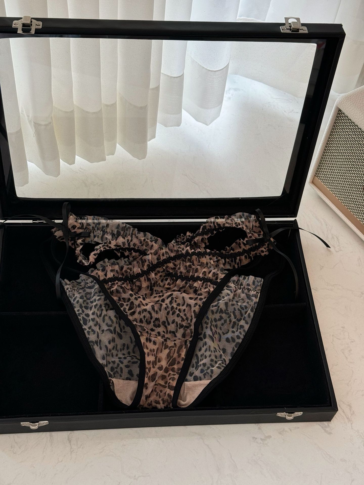 Luipaardprintmeisje ~ 2025 Nieuwe sexy kanten slipjes met puur verlangen om uit te hollen Royal Sister Low-rise meisjesslipjes_voghion.com