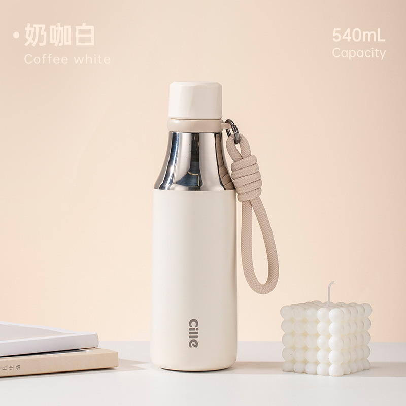 希乐矿泉水瓶式保温杯保冷杯大容量便携水杯吸管杯子女礼物学生杯|undefined