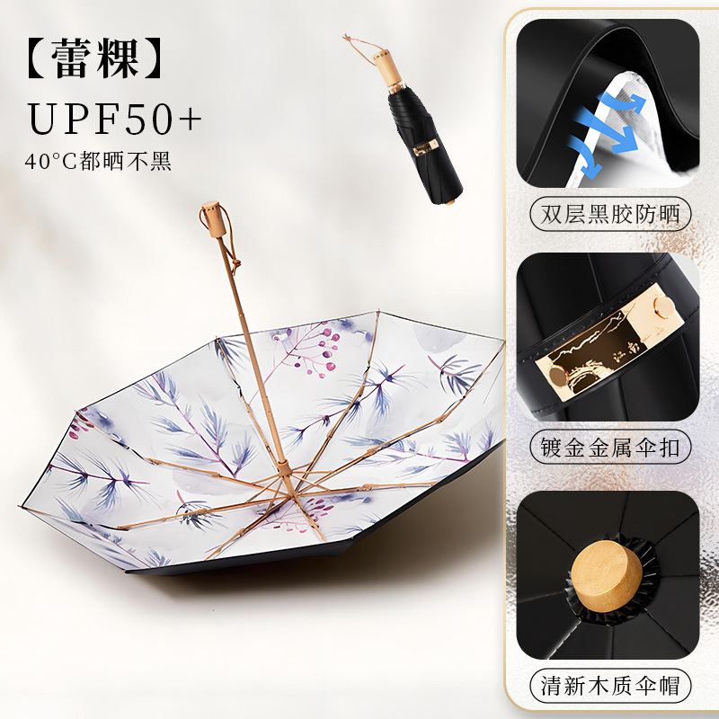 16骨手动彩胶防晒伞晴雨两用遮阳伞太阳伞防紫外线折叠伞雨伞批发|undefined