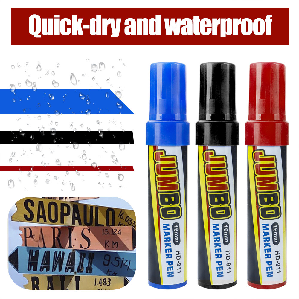 Transfronterizos calientes de cabeza grande aceitosa cabeza plana marca a prueba de agua durable 3 - 16mm cabeza ancha marca al por mayor