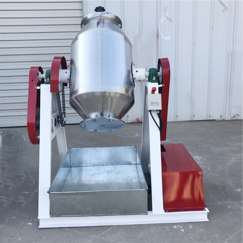 批发添加剂鼓式搅拌机 50型不锈钢化工粉末混合机 药品颗粒搅拌机