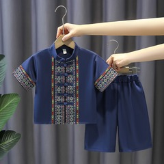 Hanfu boys' summer ancient style set children's new Chinese style Chinese style Tang suit girls' summer version Miao Territory performance costume