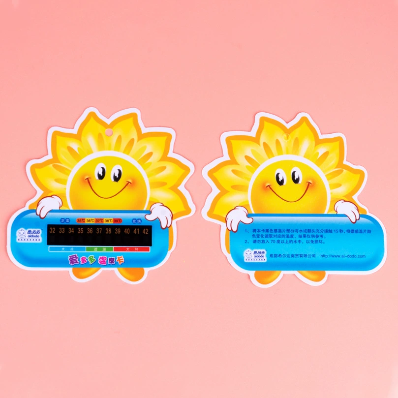 Детский термометр-индикатор температуры воды для купания в форме подсолнуха, меняющий цвет, с ЖК-дисплеем, для измерения температуры воды в ванной для младенцев