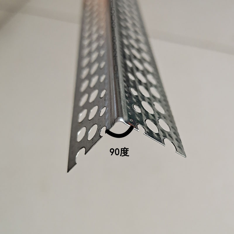 楼梯踏步护角钢筋装修金属圆孔找平防撞角钢钢筋冲孔阳角护角条