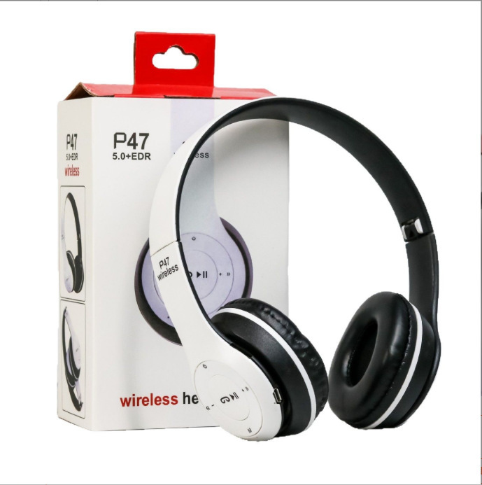 Head-Mounted Wireless Sports Headphones P47 Bluetooth Gaming E-Sports Headset 2026 New Bluetooth Headphones