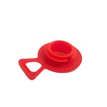 环保锥形塑料堵头红色易安装防尘耐用机械堵孔管塞密封保护塞子