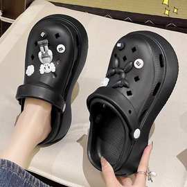 加工定制凉拖鞋洞洞鞋厂家批发拖鞋货源厚底拖鞋量大价优来图定制