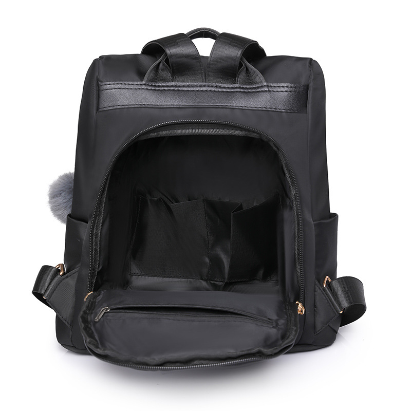 2023 nueva mochila antirrobo de nailon para mujer casual de moda, mochila de doble uso para viajes al aire libre retro simple