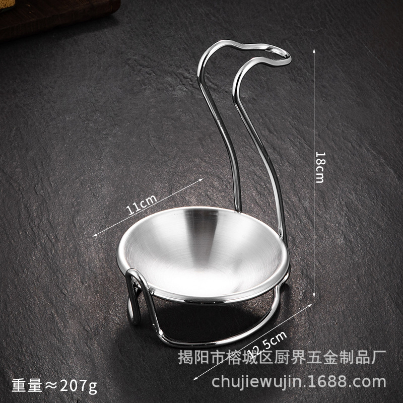 チタンメッキ金色スープスプーン棚ステンレススプーン漏れスプーン鍋スプーン棚ホテル食器棚陶磁器皿スプーン棚|undefined
