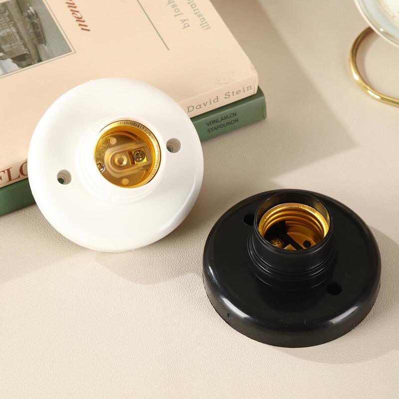 Open round E27 screw lamp holder plastic temperature aging test lamp accessories wholesale