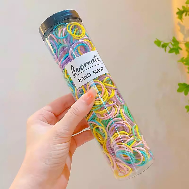 Bebé atado cabello de cabello niñas no lastimar cabello corda de goma anillo de cabello bebé tocado de cabello adorable para niños mujeres