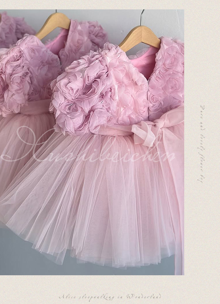 Robe de princesse pour fille pour mariage et cérémonie chic_voghion.com