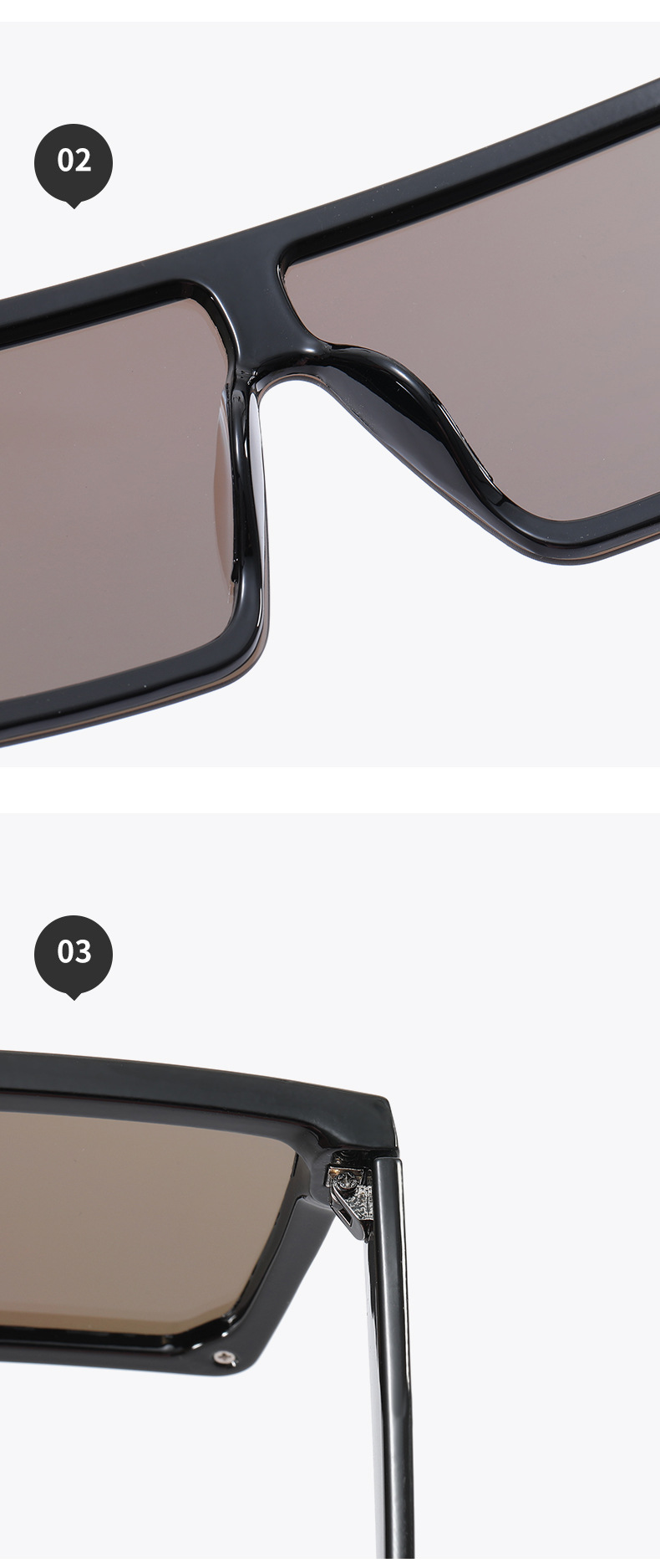 Frameless One-piece Sports Sunglasses Uv Resistant For Adults_voghion.com