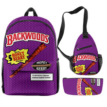 跨境亚马逊新品Backwoods背包三件套书包中小学生书包双肩背包