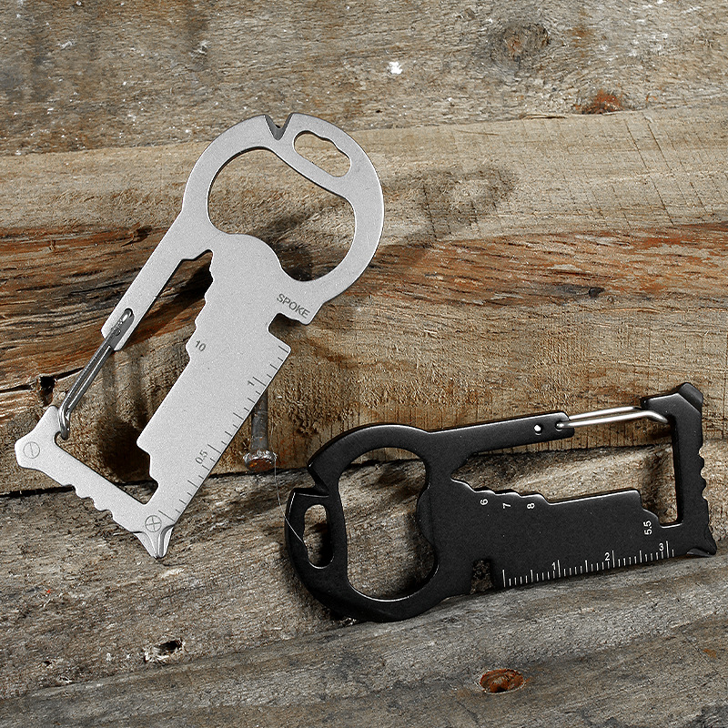 多功能奖杯EDC精冲工具卡15合1开瓶器扳手组合不锈钢便携日常工具