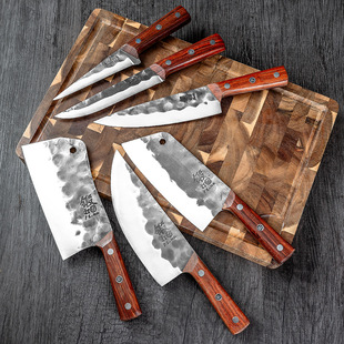 Forging pork knife cutting meat knife cutting selling meat slaughtering meat joint factory cutting knife stainless steel cutting knife sharp meat knife
