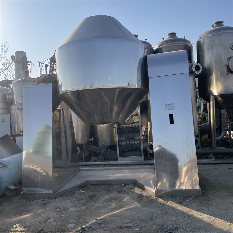 购销二手不锈钢双锥干燥机 化搪玻璃干燥设备 化工真空干燥装置