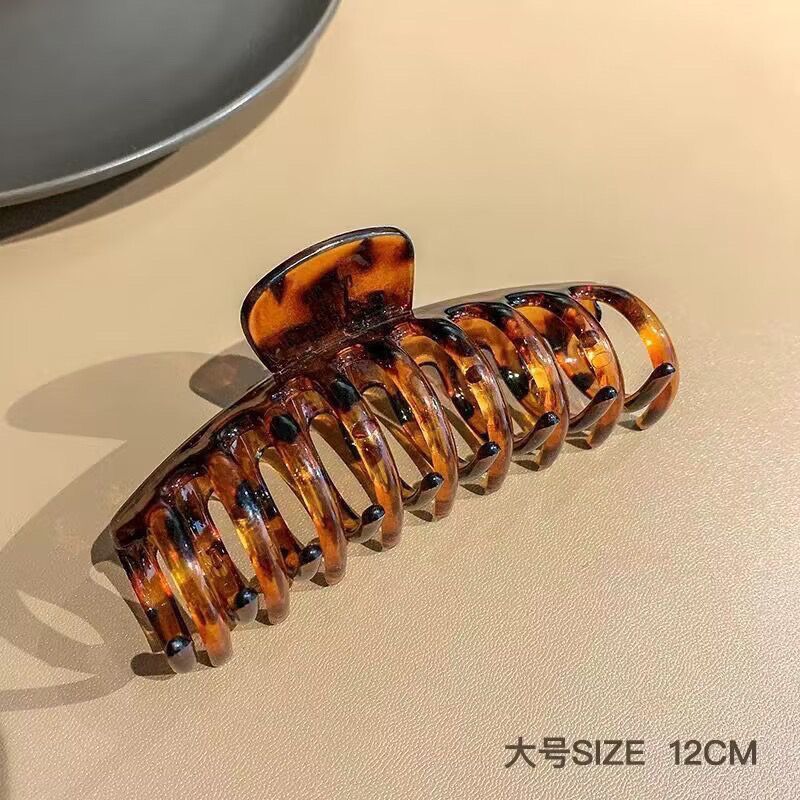 2025新款发夹女后脑勺抓夹鲨鱼夹发卡高级感发抓慵懒风盘发夹头饰|undefined