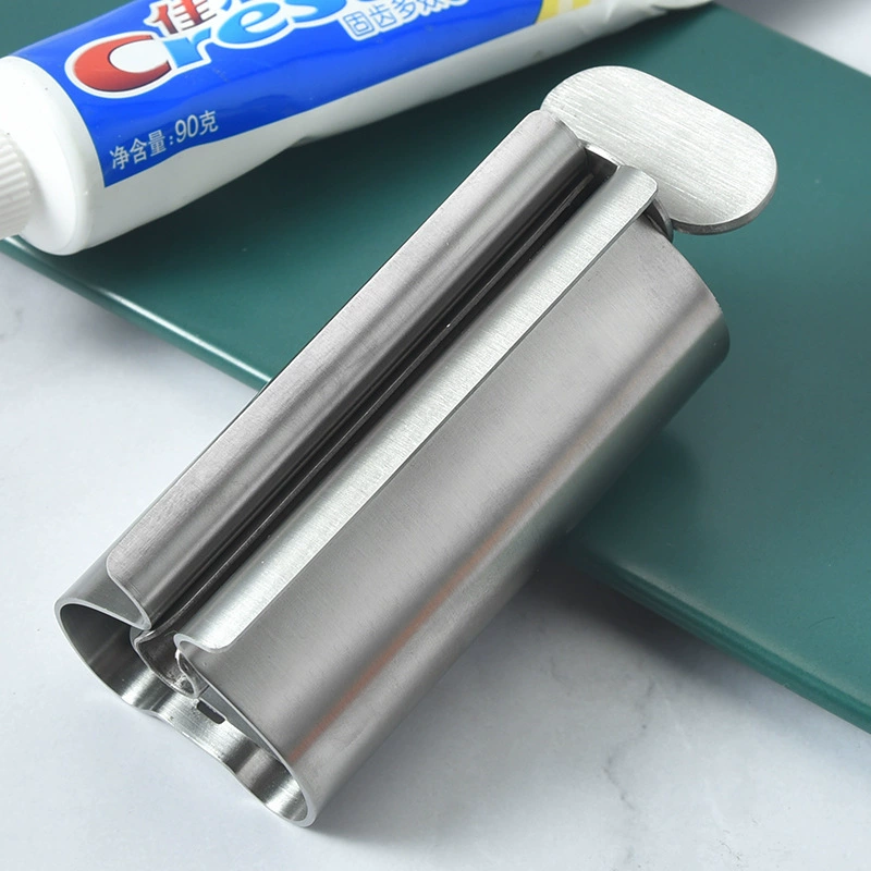 Нержавеющая сталь выжимает зубную пасту ручной вращение зубной пасты выжимает очищающее средство для ухода за кожей