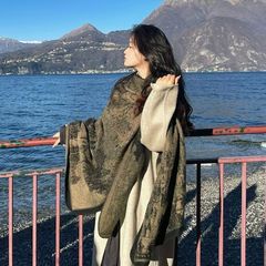 大西北新疆云南秋冬季外搭披肩女川西旅游斗篷西藏拉萨旅游穿搭披