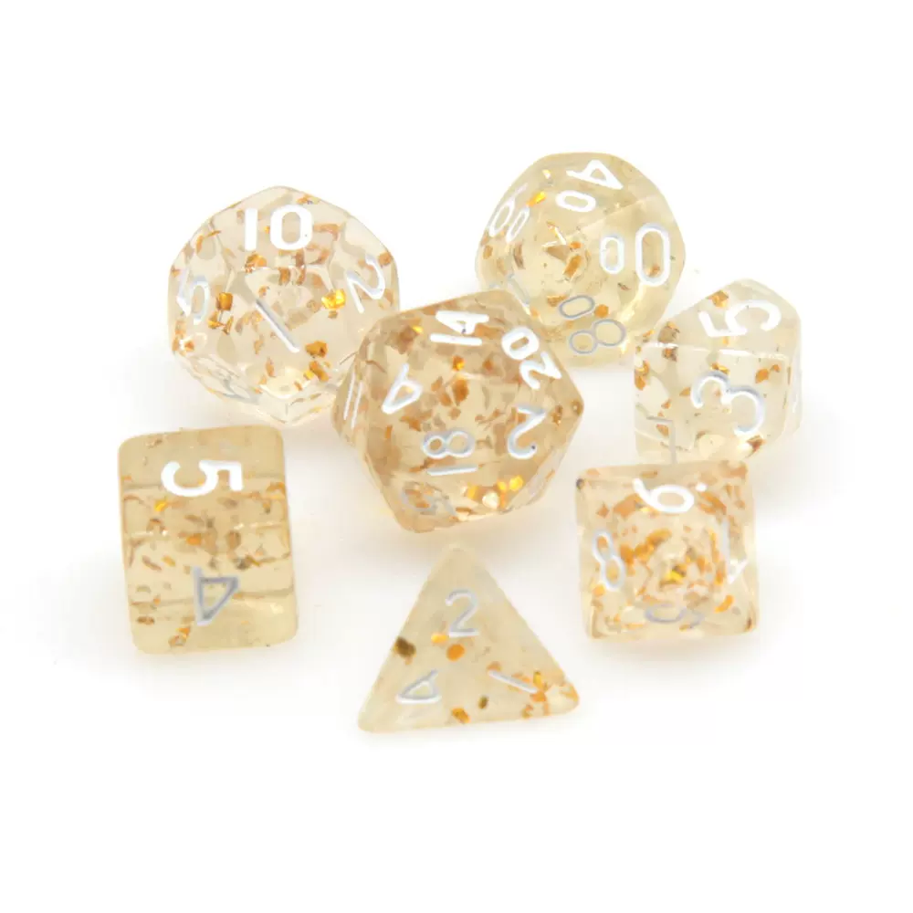 厂家直供多面10mm迷你桌游骰子DND亚克力色子夜光双色筛子彩色套