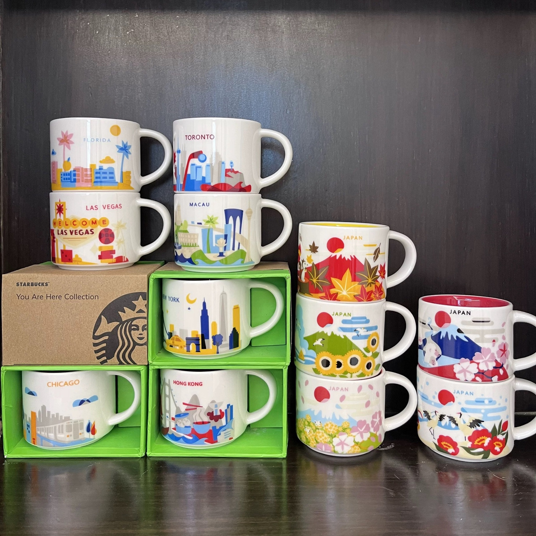 马克杯厂家定制城市陶瓷咖啡杯大容量马克杯内彩陶瓷杯印logo出口