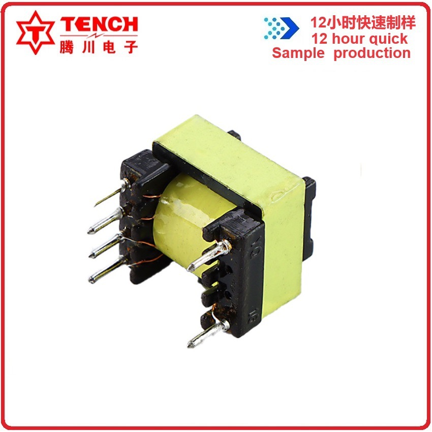 腾川 EE10卧式4+4  高频变压器   单火线 控制 非隔离LED驱动 3W
