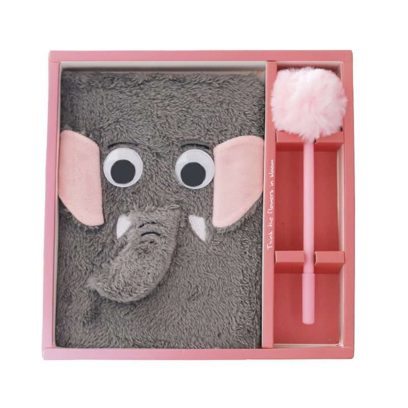 큰 눈 코끼리 그레이 (선물 세트)