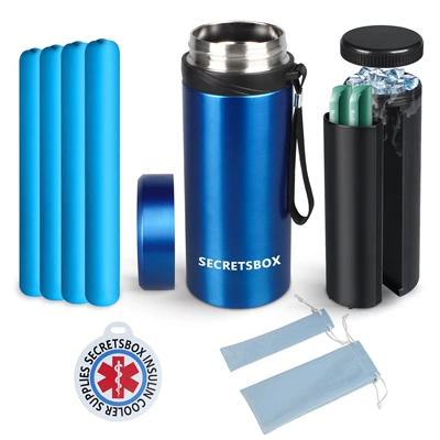 Secretsbox English Version Insulin Soyuducular - blue-electric-model